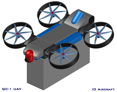 QC-1 UAV Quadcopter, io aircraft, vtol, eVTOL, air taxi, go fly prize, boeing go fly prize, flying car, personal vtol, personal air vehicle, electric flight, e-flite, vahana, drone, quad copter, tri copter, octocopter, eflite, electric flight, evtol uber, evtol airbus, evtol aroura, evtol boeing, vtol boeing, boeing octocopter, cityhawk, rolls-royce m250, aerospace, avionics, autonomous flight