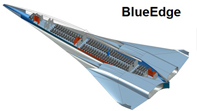 BlueEdge, Mach 8-10 202 Passenger Hypersonic Commercial Aircraft
