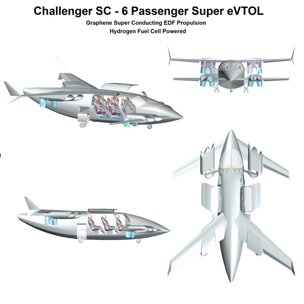 Challenger SC eVTOL, io aircraft, vtol, eVTOL, air taxi, flying car, personal vtol, personal air vehicle, electric flight, e-flite, vahana, drone, quad copter, tri copter, octocopter, eflite, electric flight, evtol uber, evtol airbus, evtol aroura, evtol boeing, vtol boeing, boeing octocopter, cityhawk, rolls-royce m250, aerospace, avionics, autonomous flight