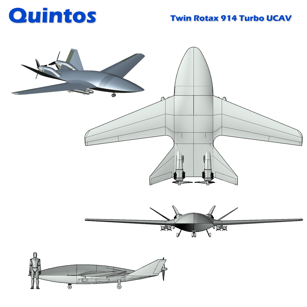 Quintos, Tactical UCAV, stealth aircraft, hydrogen fueled aircraft, hydrogen fuel cell aircraft, electric aircraft, electric aviation, blended wing, blended wing aircraft, 6th gen fighter, 7th gen fighter, uas, ucav, uav, drone, hydrogen fueled aircraft, green aircraft, green aerospace, graphene structures, stealth fighter, stealth uav, stealth ucav, io aircraft, unmanned combat aerial vehicle, unmanned arial system, drone, unmanned aerial vehicle