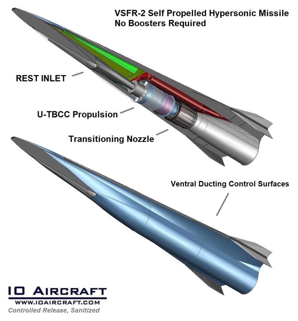 io aircraft, hypersonic cruise missile, vsfr-2, hypersonic, ucav, hypersonic fighter, hypersonic drone, hypersonic uav, tbcc, scramjet, ramjet, dual mode scramjet, graphene, hypersonic jet, hypersonic plane, hypersonic ucav, vtol hypersonics, vtol fighter aircraft, hypersonics, hypersonics, rbcc, arrw, hawc, arl, nrl, afrl, afosr, darpa, BOLT, afwerx, aerothermaldynamics, graphene, hypersonic weapons